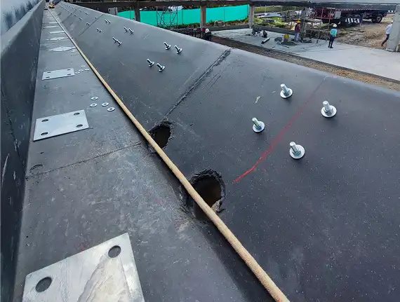 canales de apoyo para cubiertas autoportantes
