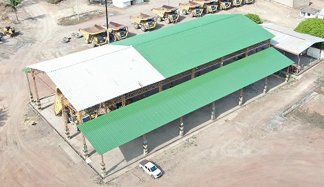 cubierta metalica master 1000 proyecto mina la francia