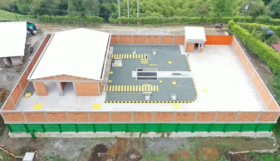 imagen aerea del proyecto de subestacion electrica altagracia