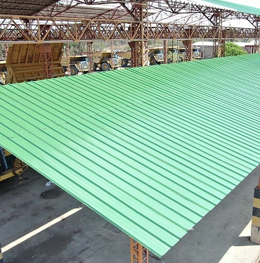 plano detalle de teja perfil trapezoidal de cubierta master 1000